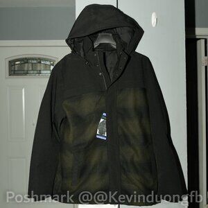 Pendleton Mens Wool/Soft shell Jacket W/Hood